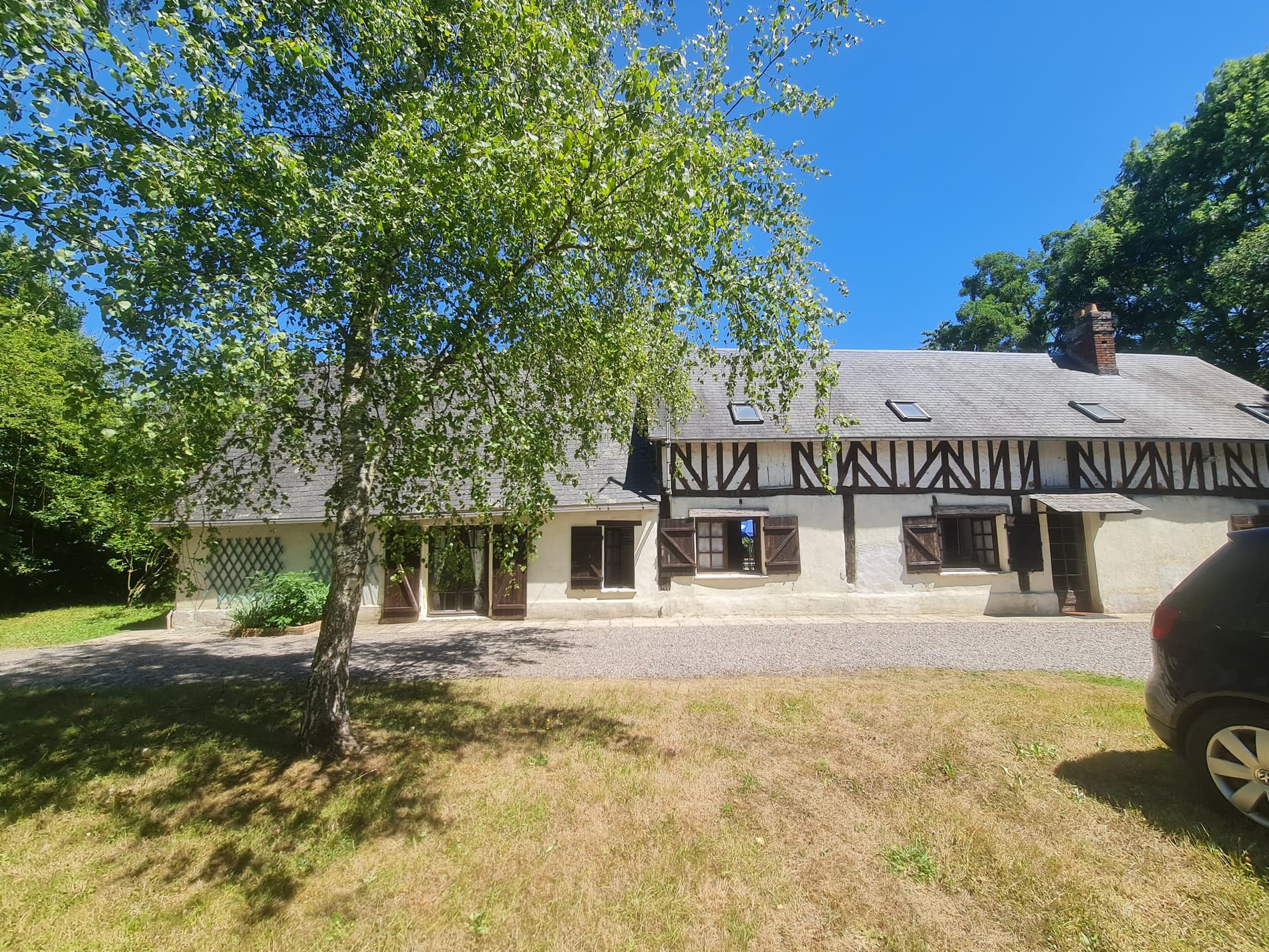 Viager Libre : longère Normande 124m²