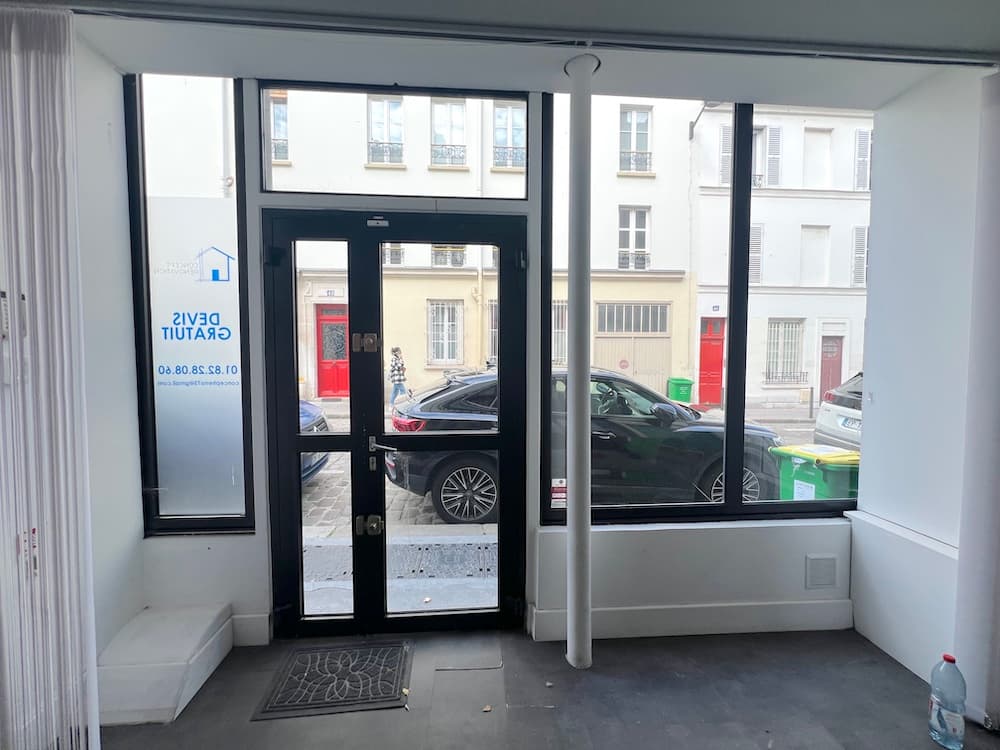 Bureaux 74m2, avec vitrine